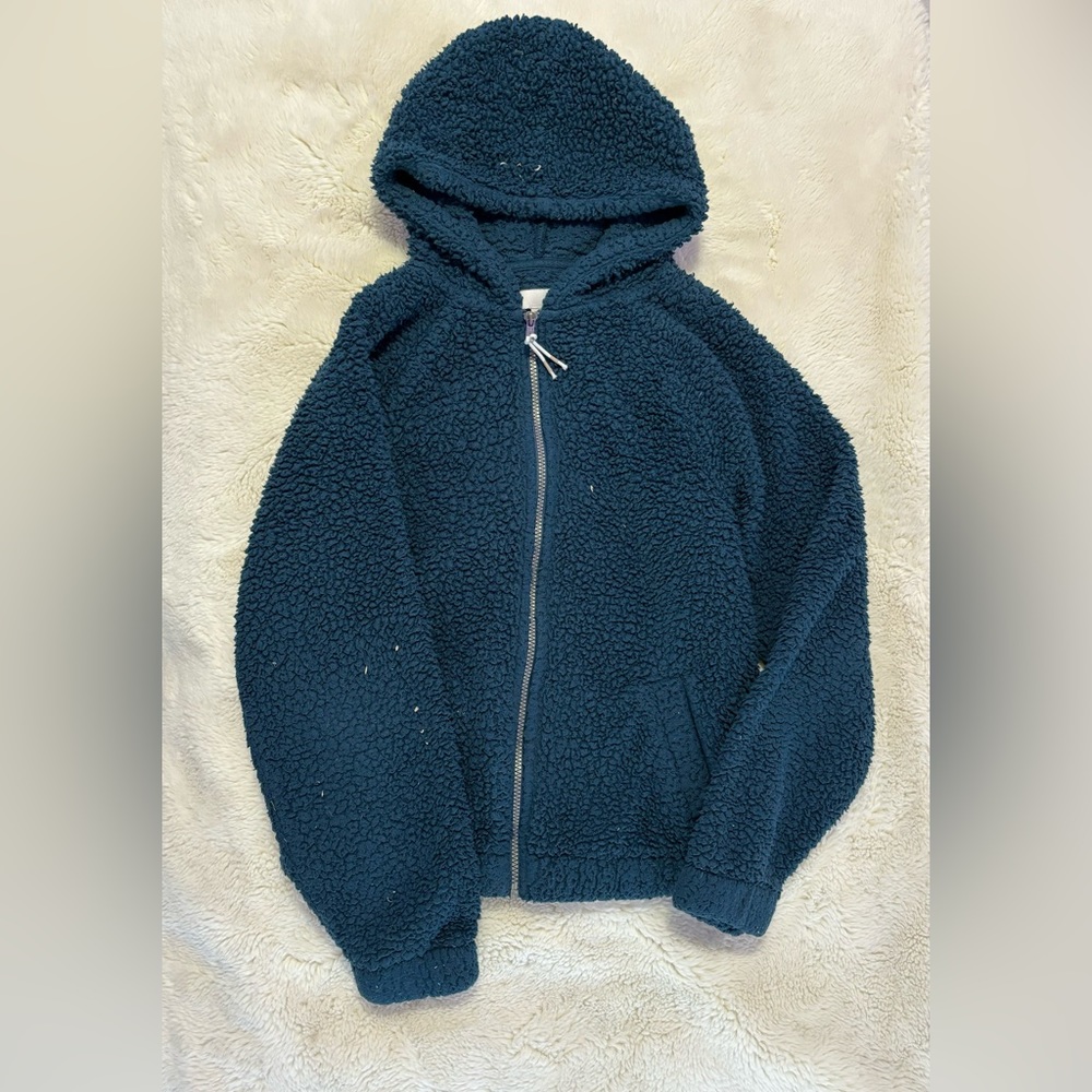 blue sherpa still soft and fashionable